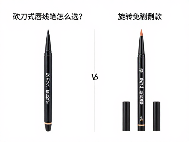 砍刀式唇线笔怎么选？易削与旋转免削款对比，新手不翻车