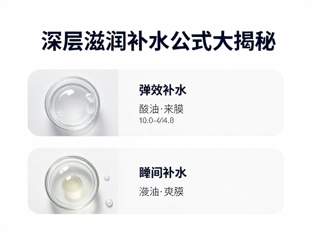 核心保湿成分的科学配比
