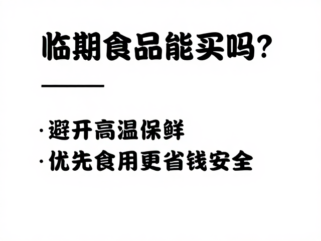 临期食品能买吗?避开高温保鲜,优先食用更省钱安全