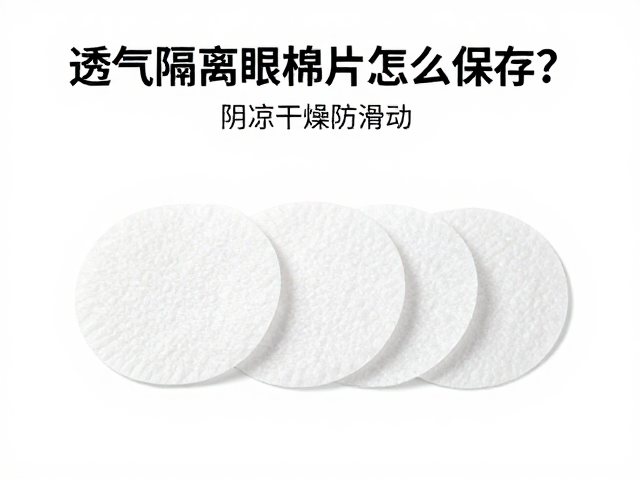 透气隔离眼贴棉片怎么保存?阴凉干燥防滑动,用法全解析