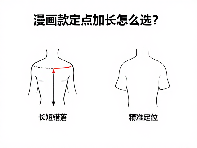 漫画款定点加长怎么选？长短错落技巧，精准定位不跑偏
