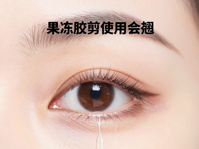 果冻胶条反复使用会翘？教你修剪多余部分，眼头眼尾更持久