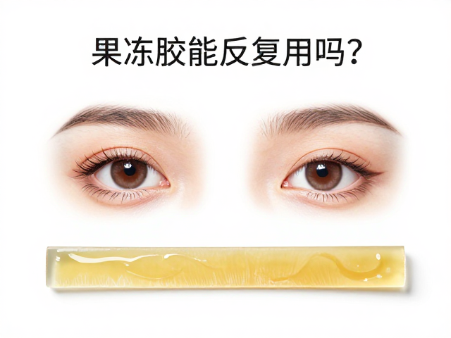 果冻胶条能反复用吗？比对眼型长度，预涂胶层使用全攻略