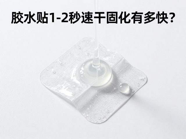 胶水贴1-2秒速干固化有多快?实测揭秘快干胶贴粘力与效率