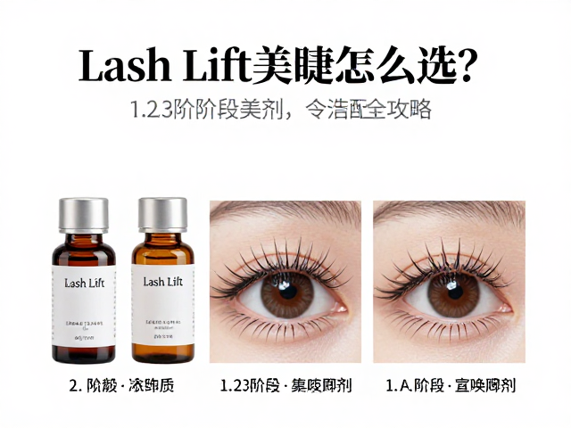 Lash Lift美睫产品怎么选?1-2-3阶段药剂搭配全攻略
