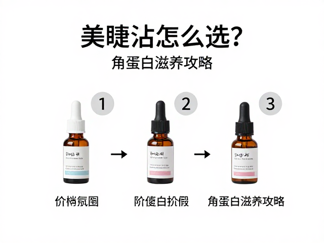 美睫产品怎么选?分1-2-3阶段药剂搭配,角蛋白滋养攻略