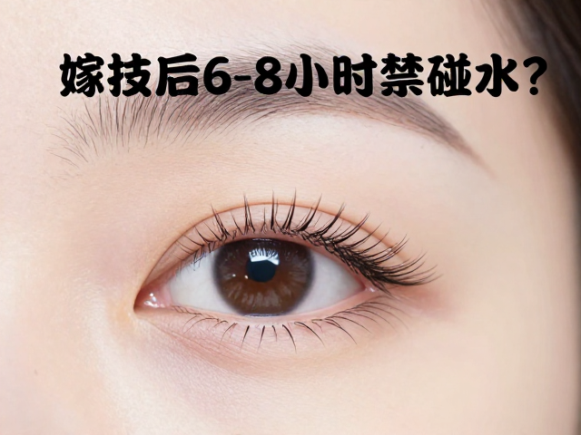 嫁接后6-8小时禁碰水？提前停用油性护肤品，扁毛睫毛更持久