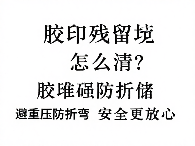避重压与防折弯的保护性存储