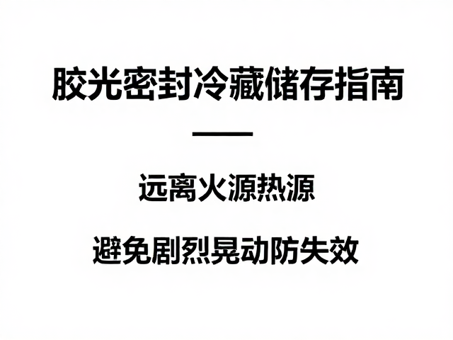 光照防护与避光存储细节