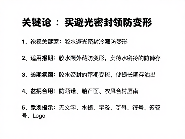长期储存的监测与维护周期