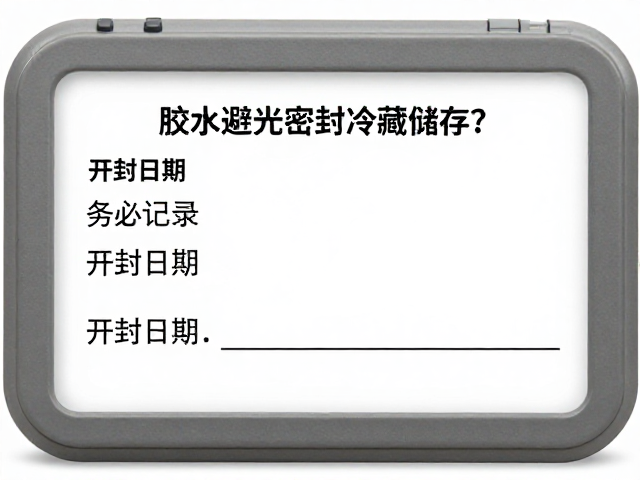 开封日期记录与时效管理