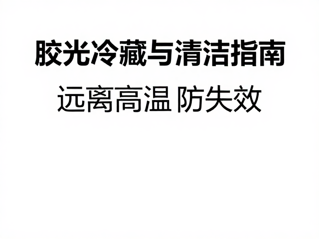 胶水避光冷藏与清洁指南，远离高温防失效
