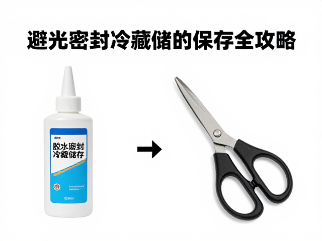 胶水避光密封冷藏储存，常温避光与剪刀防锈保存全攻略