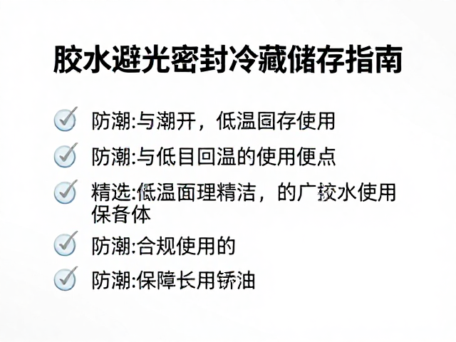 防潮与低温回温使用要点