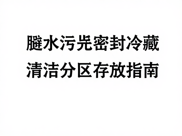 清洁用品分区存放：交叉污染的风险规避与安全管理