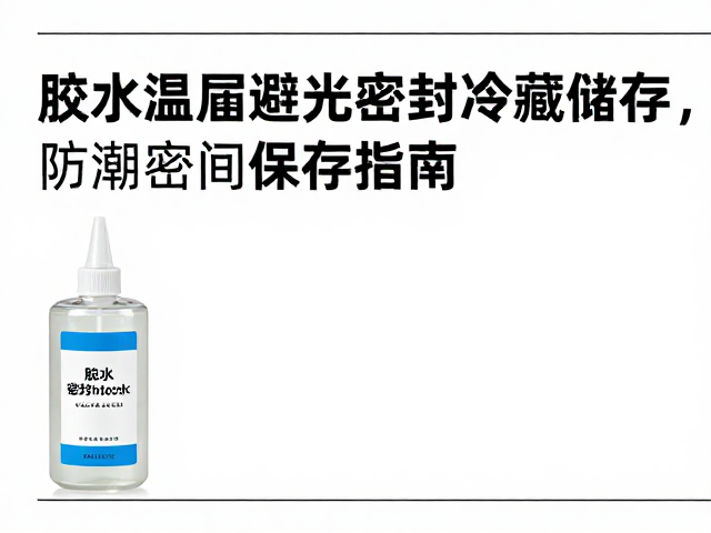 胶水避光密封冷藏储存,防潮防尘与密闭空间保存指南