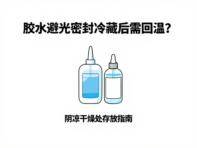 胶水避光密封冷藏后需回温?阴凉干燥处存放指南
