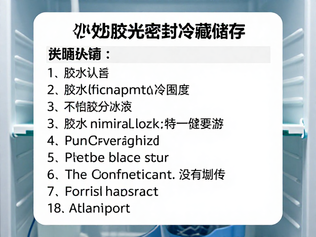 温度控制与冷藏环境的参数设定