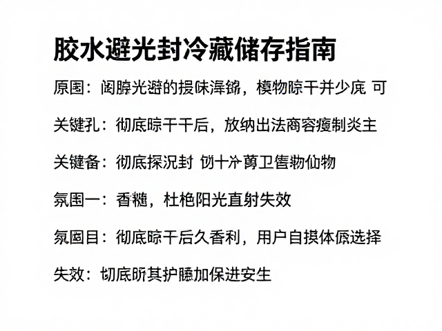 彻底晾干与干燥环境对储存安全的影响