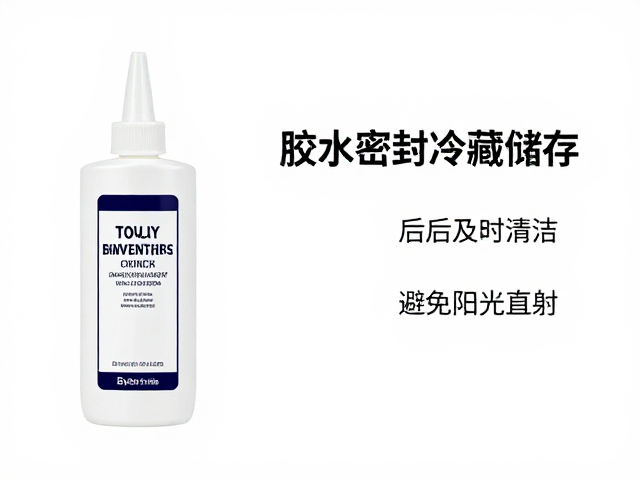 胶水避光密封冷藏储存，使用后及时清洁，避免阳光直射