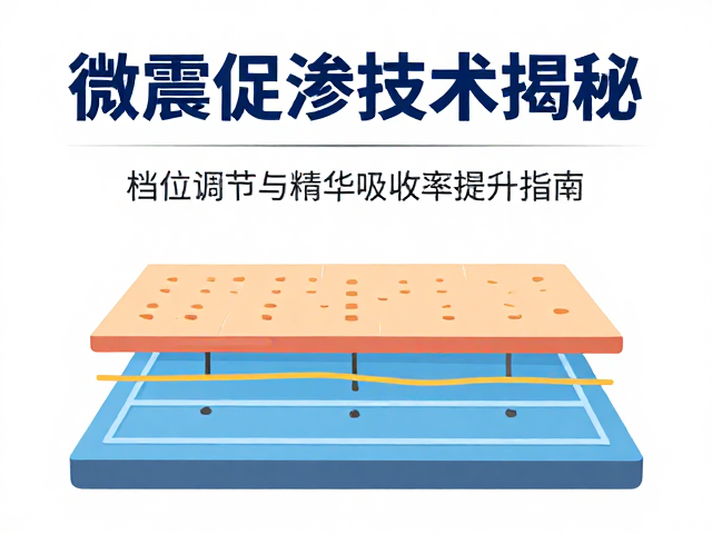 微震促渗技术揭秘，档位调节与精华吸收率提升指南