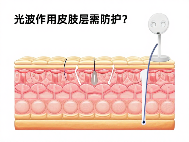 光波作用真皮层需防护？先查电源线与支架再护眼