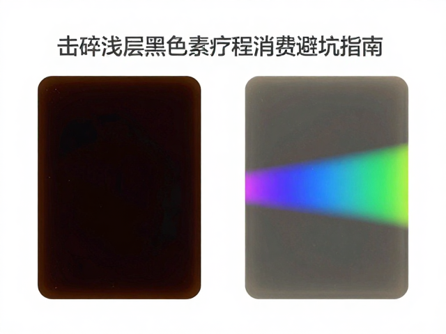 滤光片怎么选？击碎浅层黑色素疗程消费避坑指南