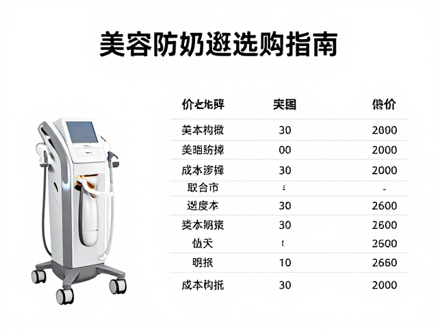 美容院精细小光斑设备价格高？避摔防撞选购指南