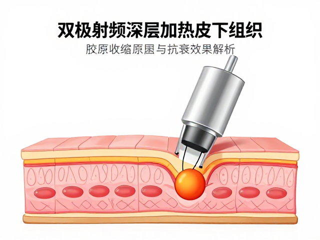 双极射频深层加热皮下组织，胶原收缩原理与抗衰效果解析