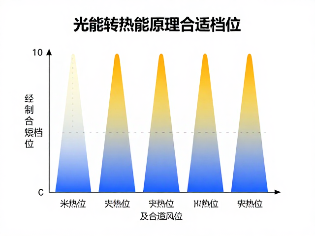 光能转热能原理，如何根据波长范围选合适档位？
