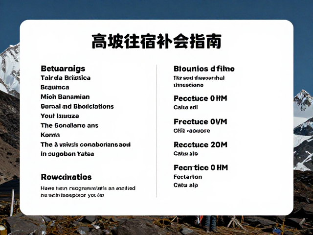 当地向导信息