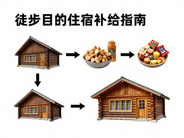 徒步目的地住宿与补给指南,干粮零食搭配与高山木屋攻略
