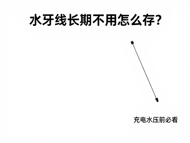水牙线长期不用怎么存？调节水压档位前必看，充电保存全攻略