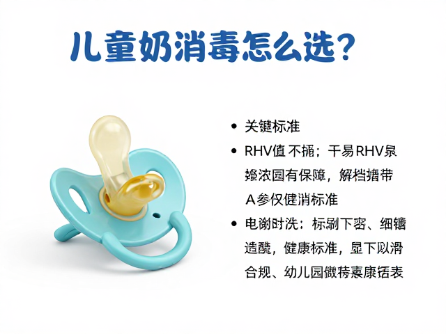 儿童奶嘴消毒器怎么选？关注RHV值与幼儿园消毒标准