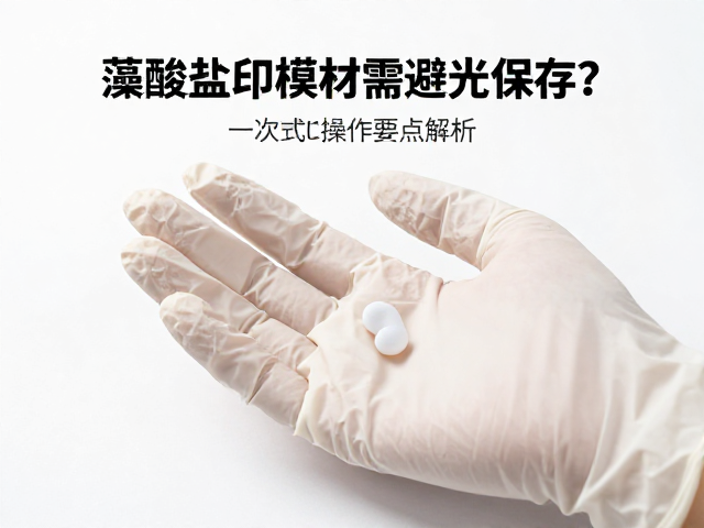 藻酸盐印模材需避光保存?一次性手套操作要点解析