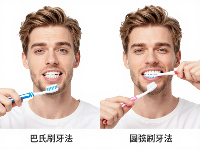 两种刷牙法与牙缝刷的协同策略