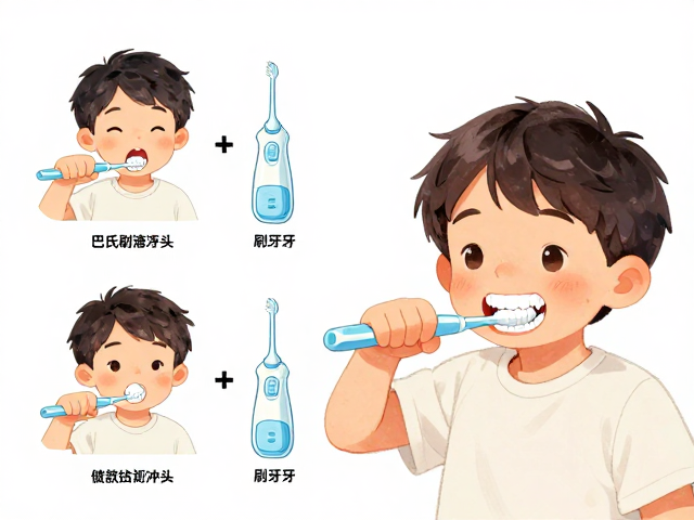 巴氏刷牙法，冲牙器，儿童绘本，3步搞定娃刷牙难！