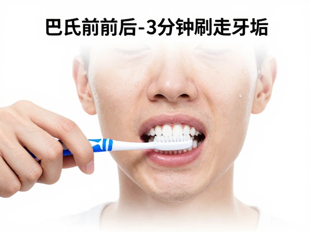 巴氏刷牙法详解，含氟牙膏，咬合面前后刷，3分钟刷走牙垢