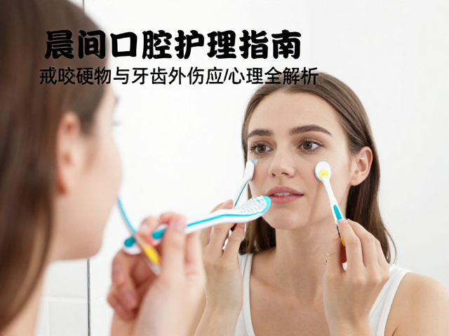 晨间口腔护理指南,戒咬硬物与牙齿外伤应急处理全解析