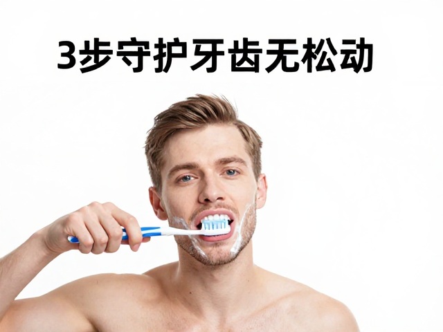晨间口腔护理,刷牙时长怎么控?3步守护牙齿无松动
