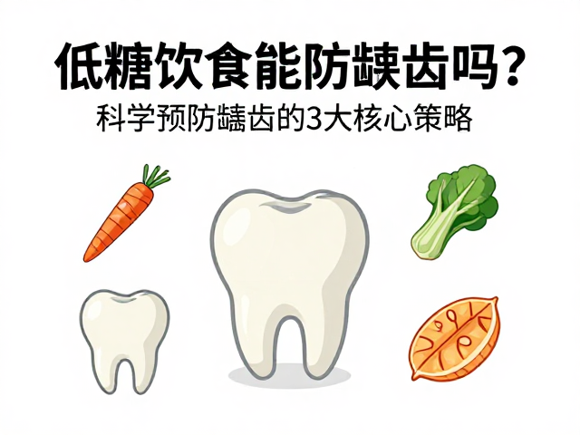 低糖饮食能防龋齿吗?科学预防龋齿的3大核心策略