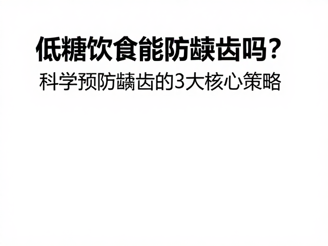科学干预与长期监测：氟化物与定期检查