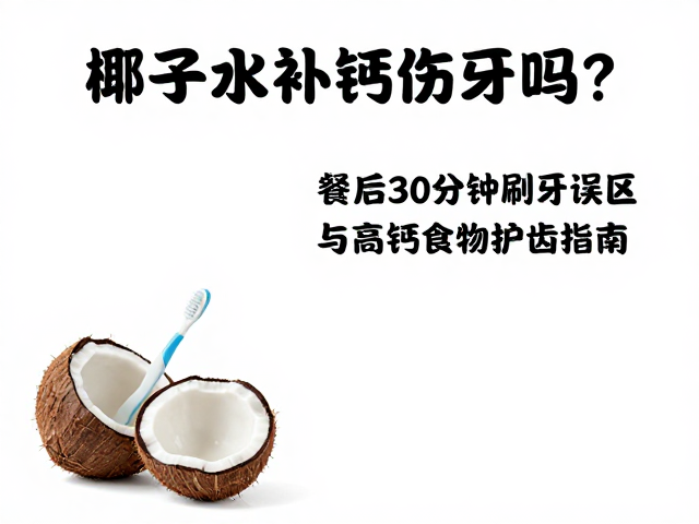 餐后30分钟刷牙:被误解的保护伞