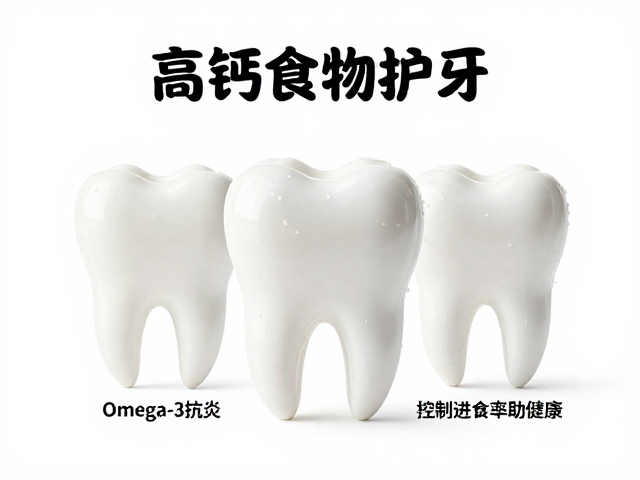 高钙食物护牙，Omega-3抗炎，控制进食频率助健康