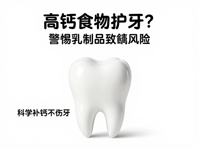 高钙食物护牙?警惕乳制品致龋风险,科学补钙不伤牙