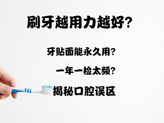 刷牙越用力越好？牙贴面能永久用？一年一检太频？揭秘口腔误区