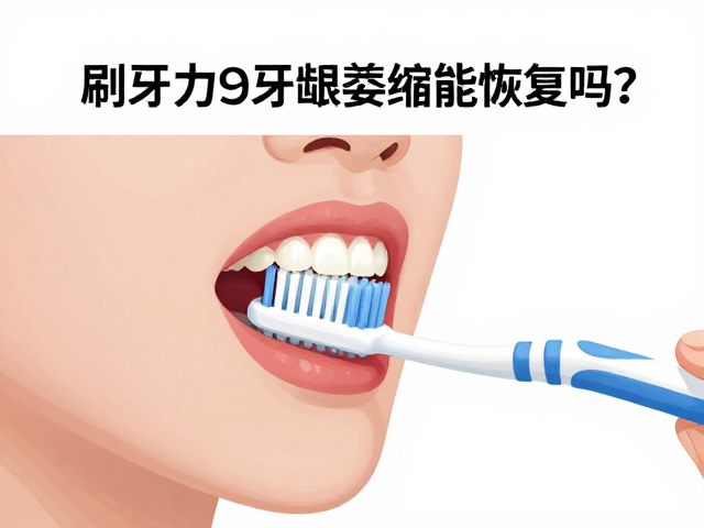 刷牙太用力致牙龈萎缩能恢复吗?共用牙刷危害大