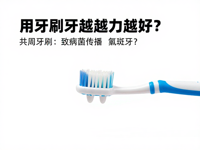 共用牙刷的微生物传播风险