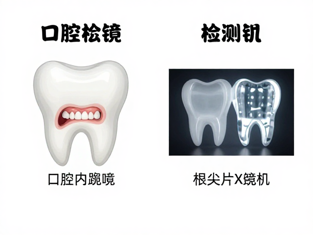 牙齿松动检测用口腔内窥镜还是根尖片X光机?专业对比指南