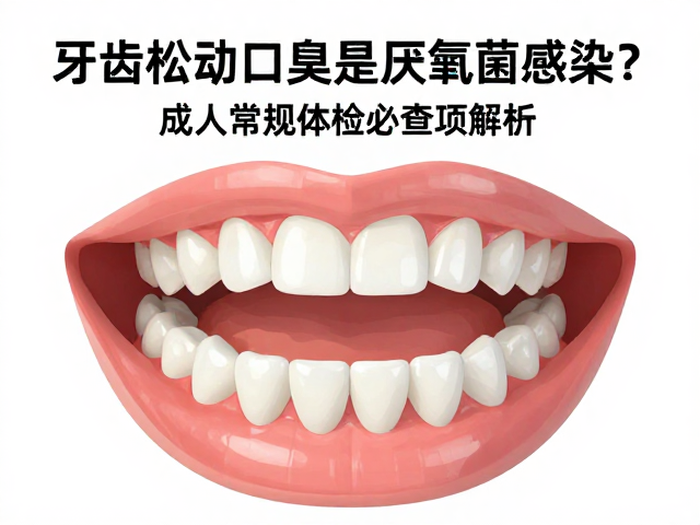牙齿松动口臭是厌氧菌感染？成人常规体检必查项解析